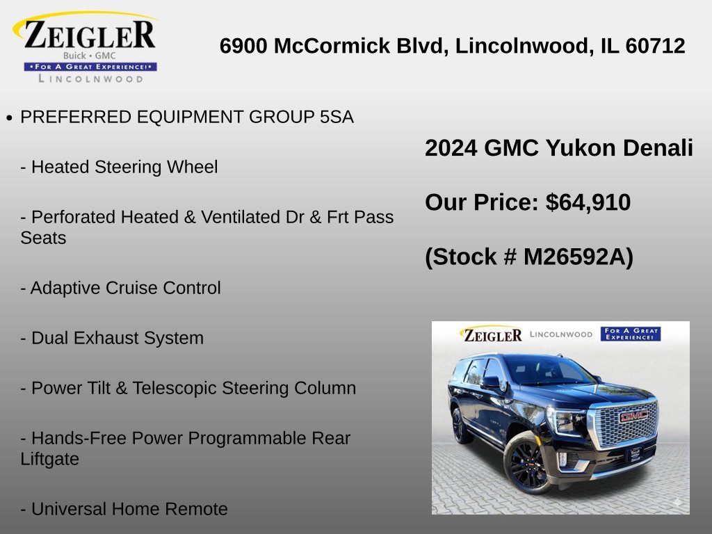 Used 2024 Onyx Black GMC Denali image 18