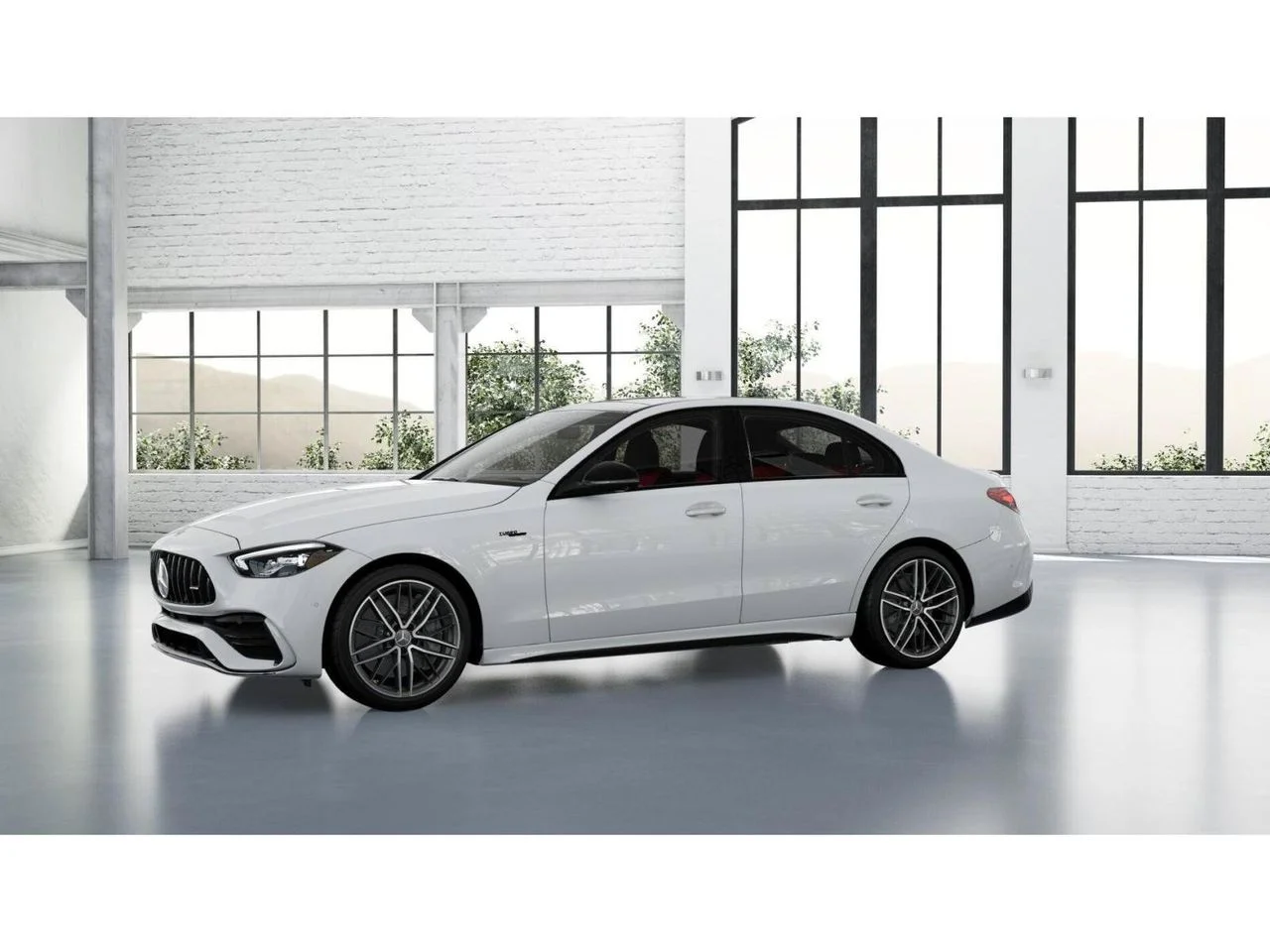 New 2026 Polar White Mercedes-Benz AMG® C 43 4MATIC® Sedan image 37