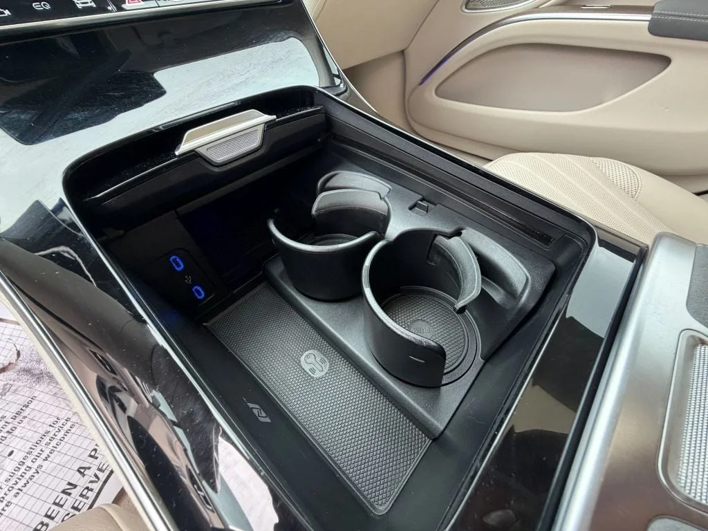 Used 2023 Polar White Mercedes-Benz EQS 450+ Sedan w/ Active Ambient Lighting & Rear Spoiler image 17