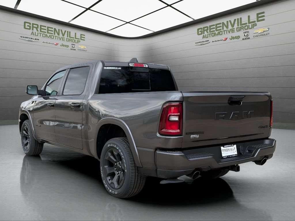 New 2026 Granite Crystal Metallic Clear-Coat Exterior Paint RAM Big Horn Night Edition Hemi 4x4 Crew Cab image 5