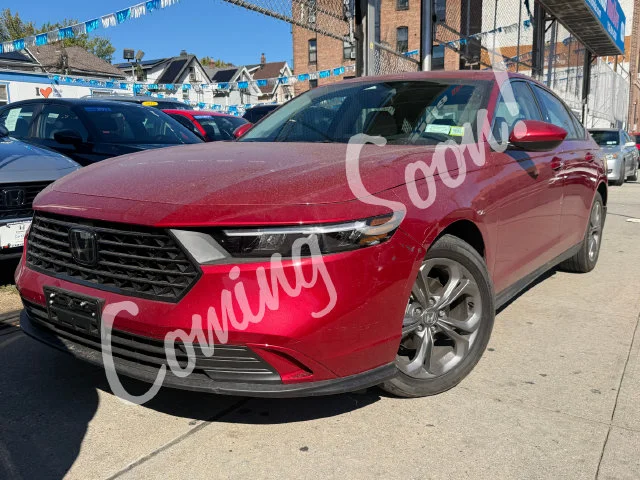 Certified Used 2024 Radiant Red Metallic Honda EX image 1