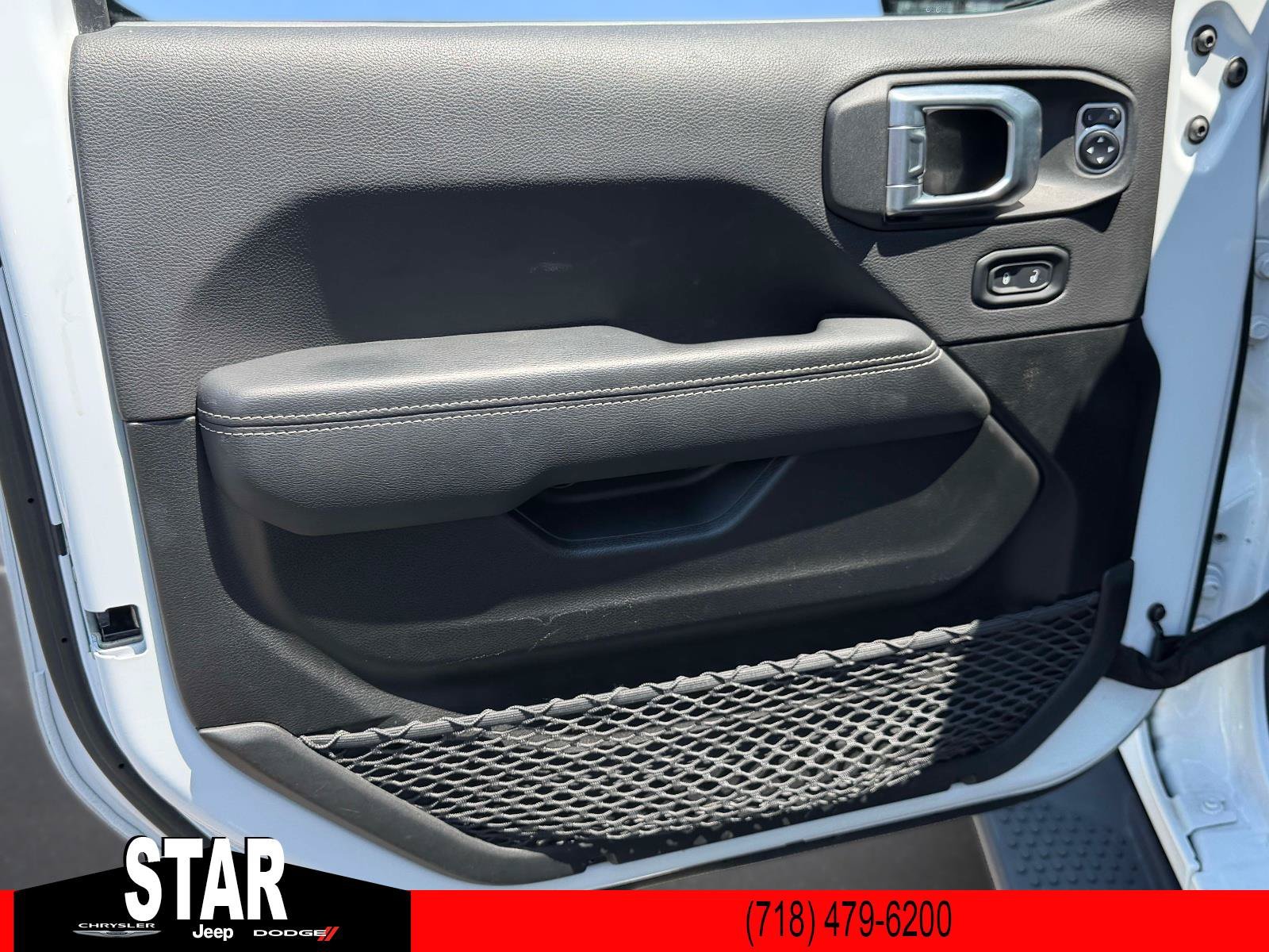 Used 2023 Bright White Clearcoat Jeep Sahara image 16