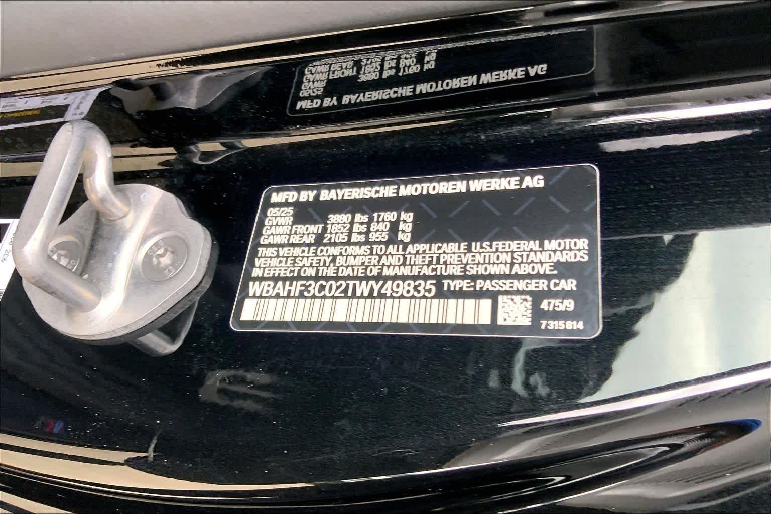 Used 2026 Black Sapphire Metallic BMW sDrive30i image 30