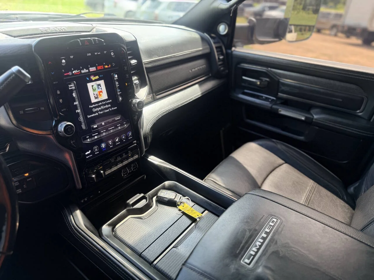 Used 2019 White RAM Limited 4x4 4dr Crew Cab 6.3 ft. SB Pickup image 26