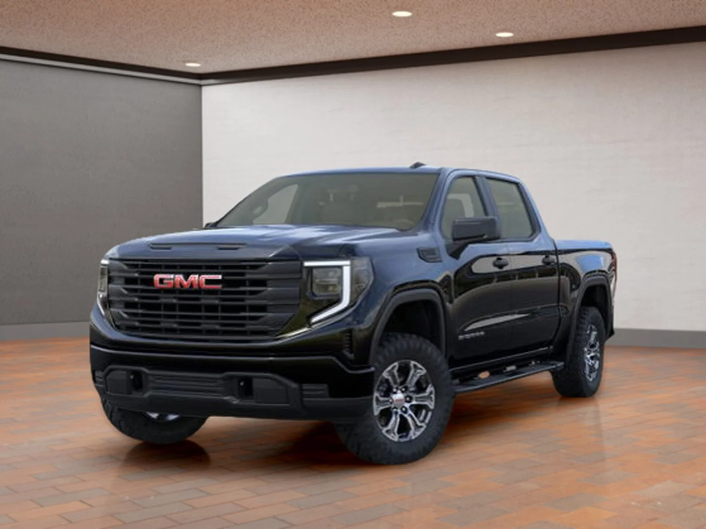 New 2026 Black GMC Crew Cab Short Box 4-Wheel Drive Pro image 1