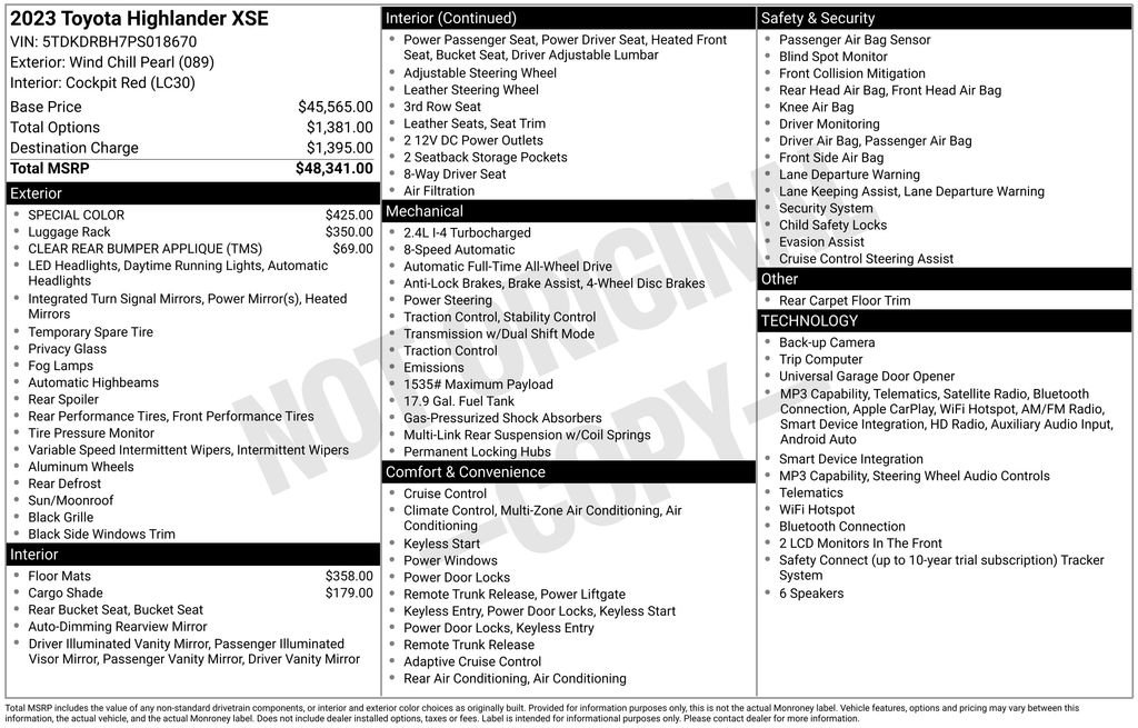Used 2023 Beige Toyota XSE image 2