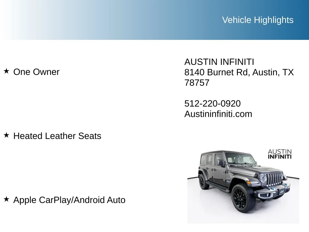 Used 2023 Gray Jeep Sahara 4xe image 10