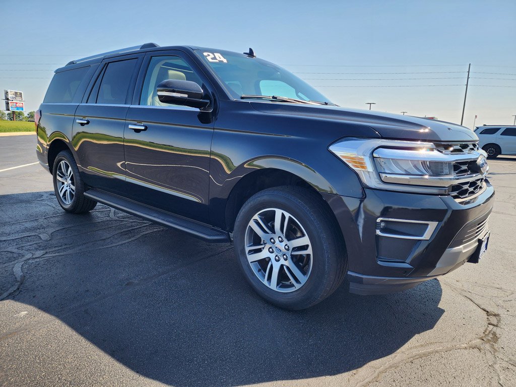 Used 2024 Agate Black Metallic Ford Limited image 3