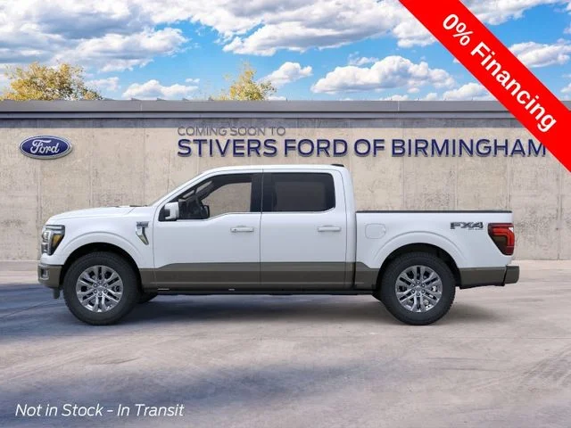 New 2026 Star White Metallic Tri-Coat Ford King Ranch image 4