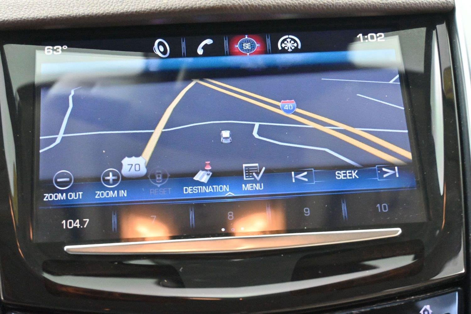 Used 2014 Platinum Ice Tricoat Cadillac Luxury Collection image 23