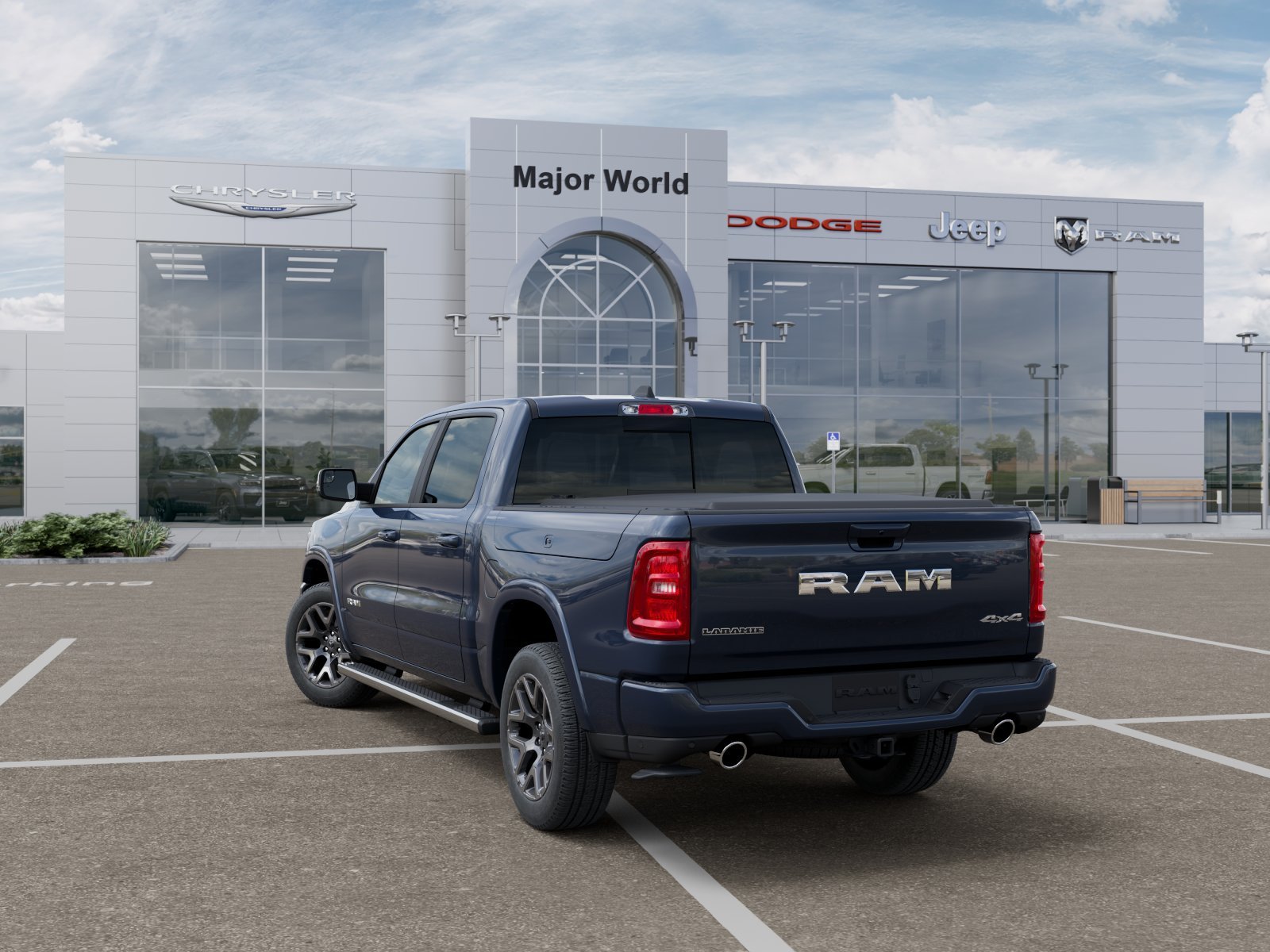New 2026 Forged Blue Metallic Exterior Paint RAM LARAMIE image 3