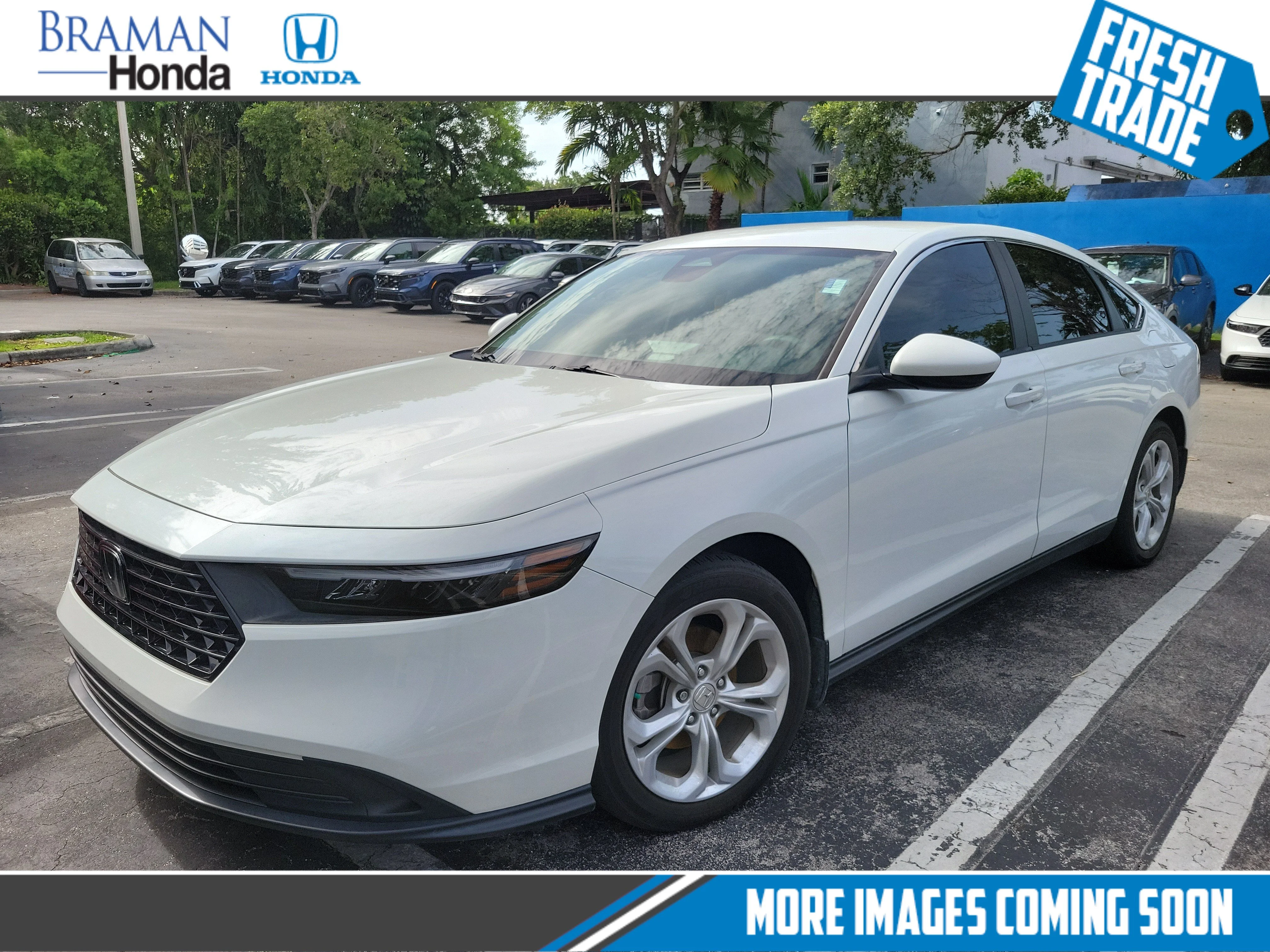 Certified Used 2024 Platinum White Pearl Honda LX image 1