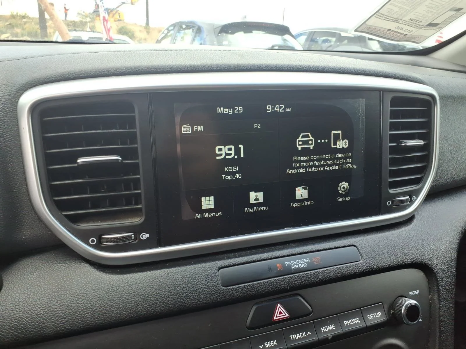 Used 2021 Pacific Blue Kia LX image 20