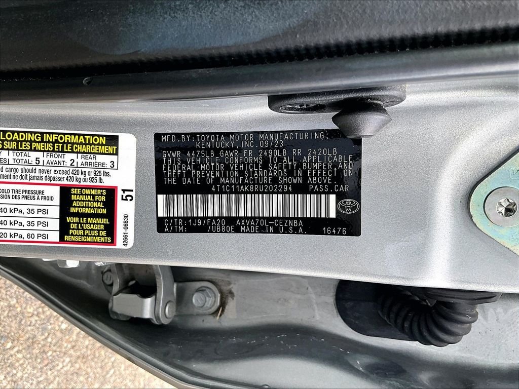 Used 2024 Silver Toyota LE image 9