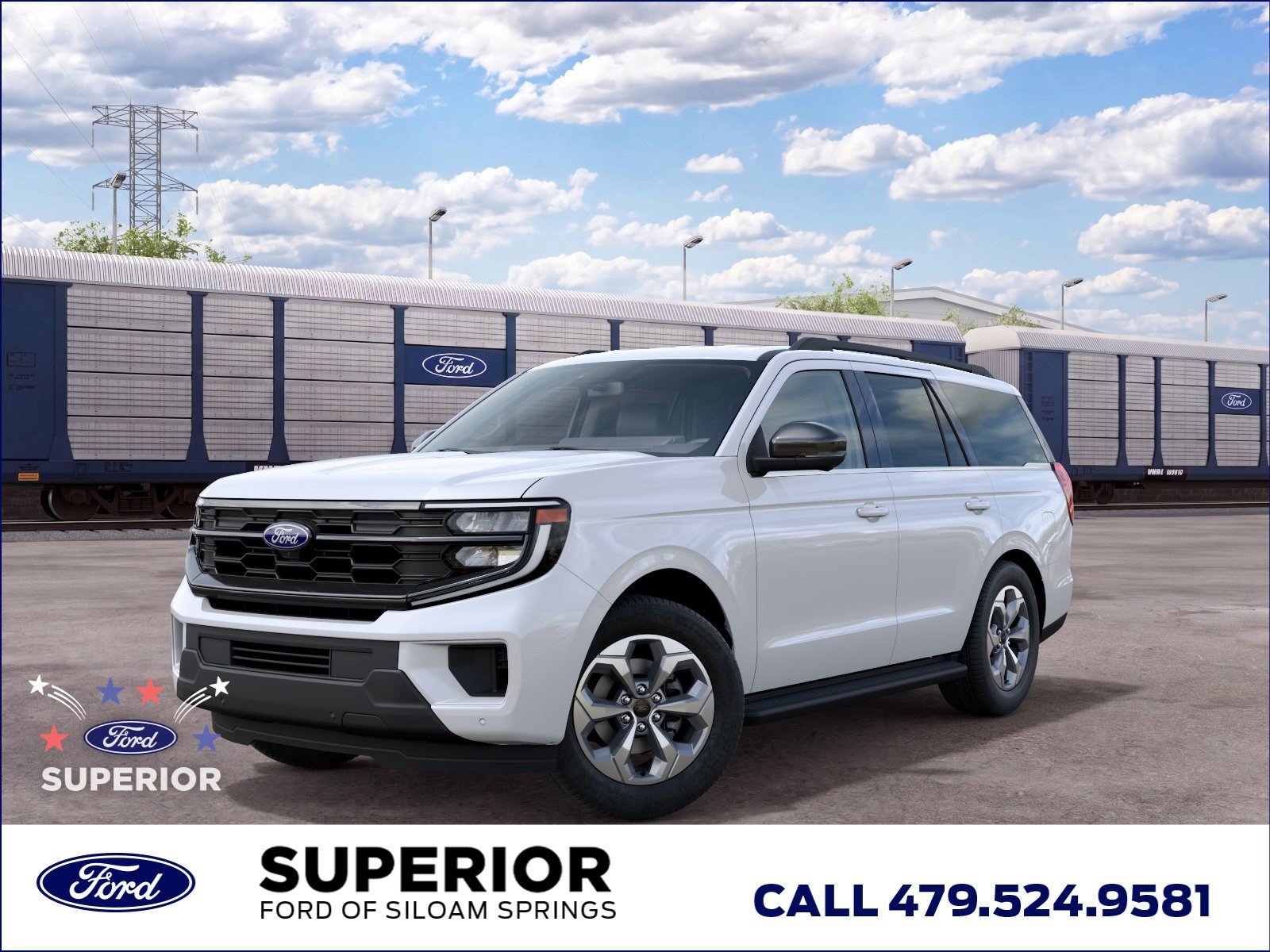 New 2027 Star White Metallic Tri-Coat Ford Active image 2