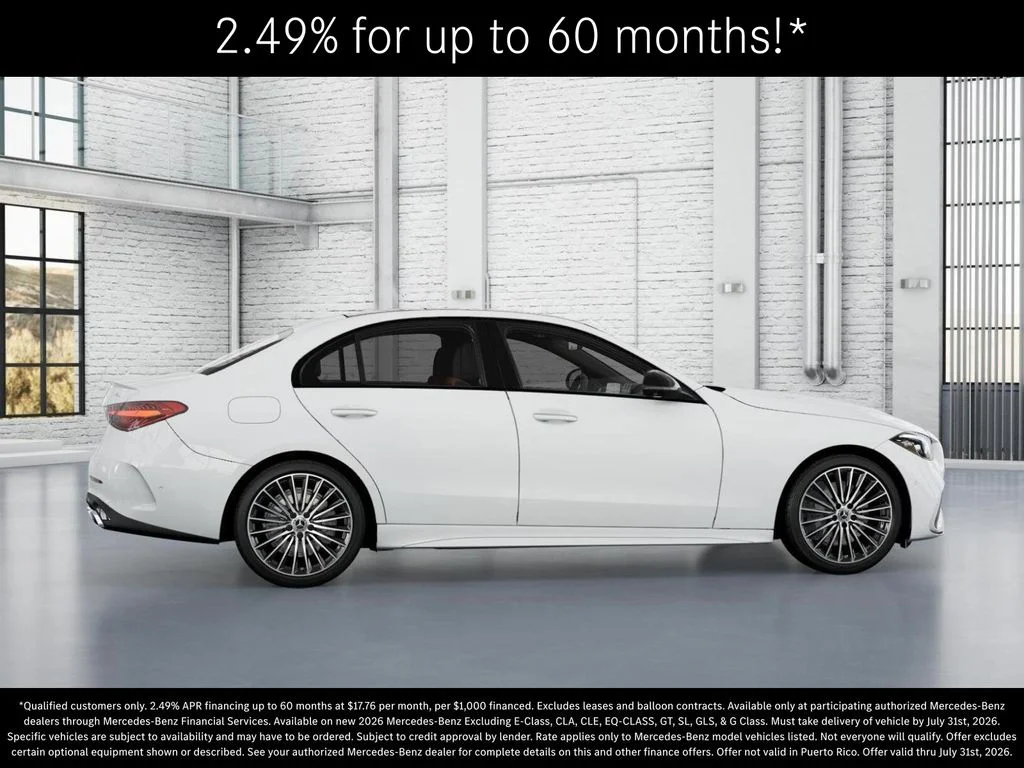 New 2026 Polar White Mercedes-Benz C 300 image 17