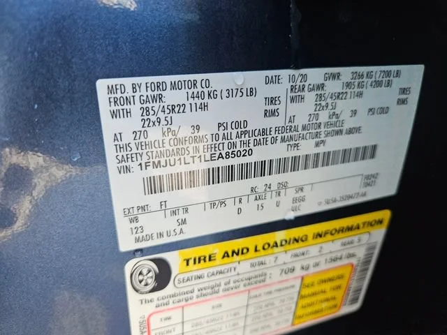 Used 2020 Blue Ford Platinum image 31