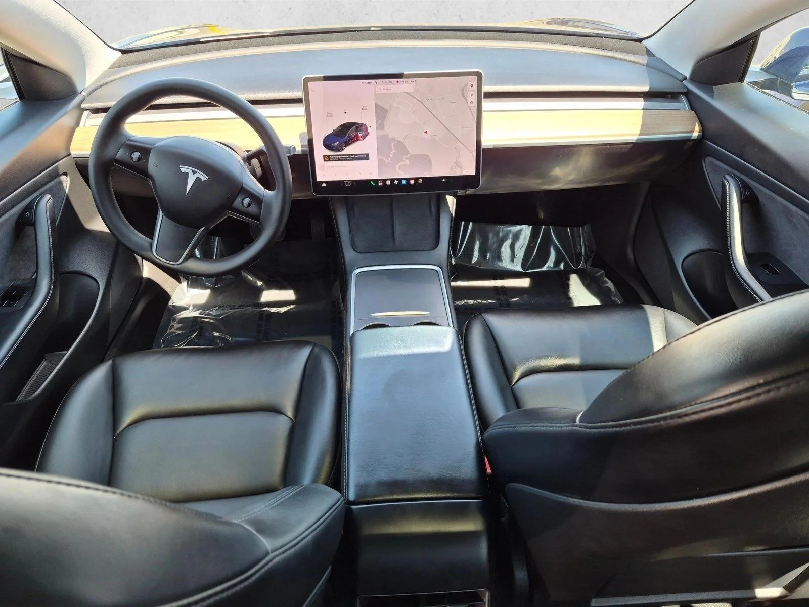 Used 2021 Blue Tesla Standard Range Plus image 14