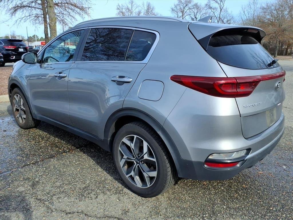 Used 2021 Sparkling Silver Kia EX image 4