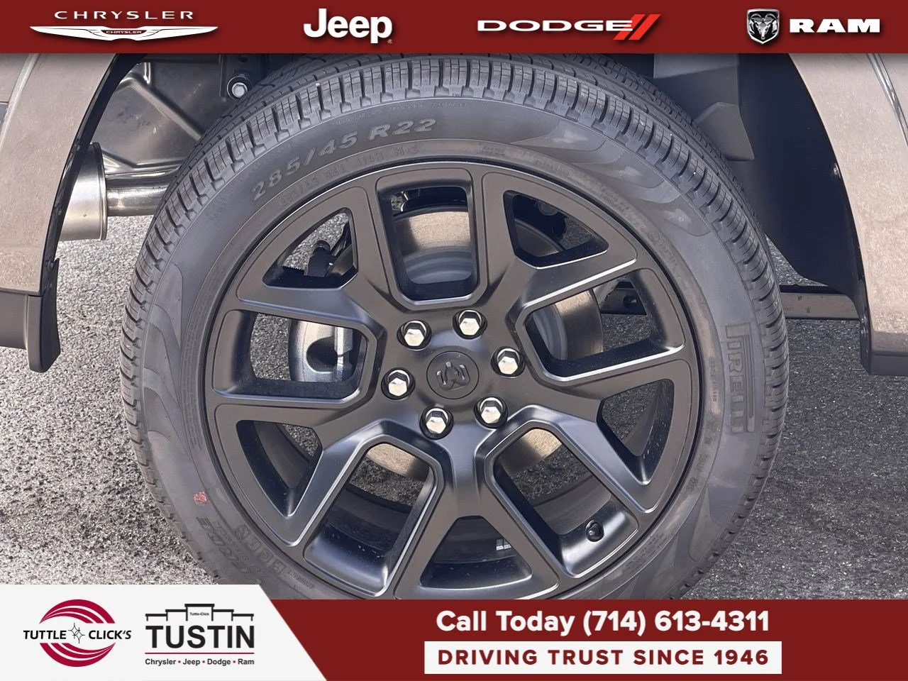 New 2026 Granite Crystal Metallic Clear-Coat Exterior Paint RAM Laramie image 17