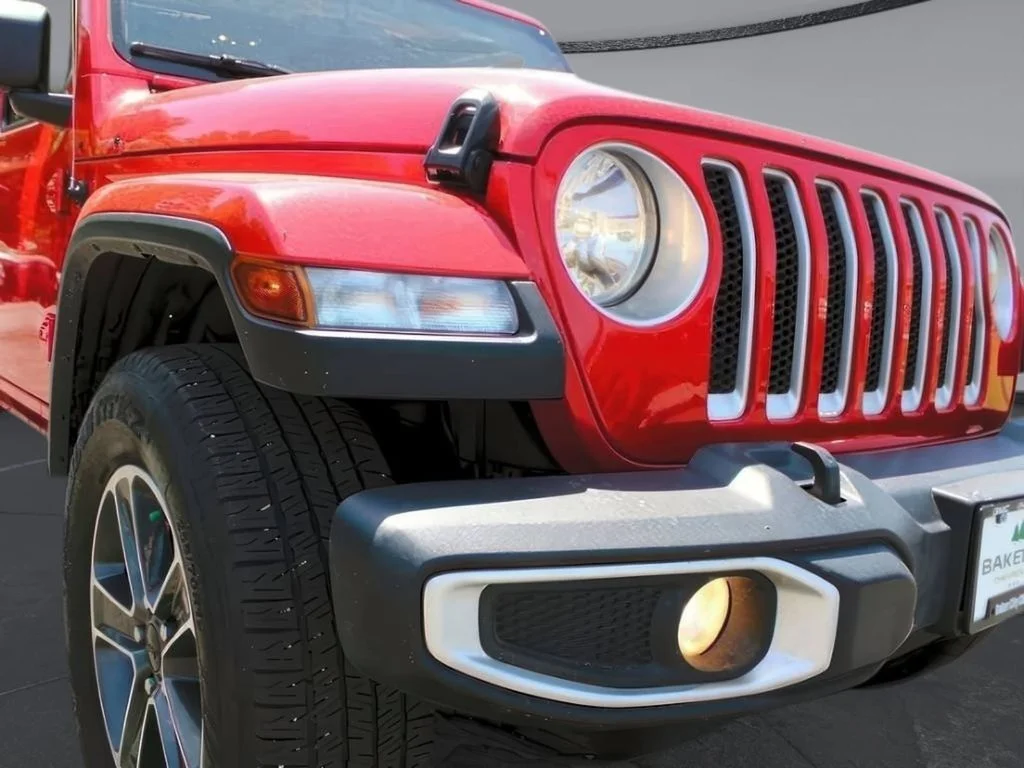 Used 2023 Firecracker Red Jeep Sahara image 32