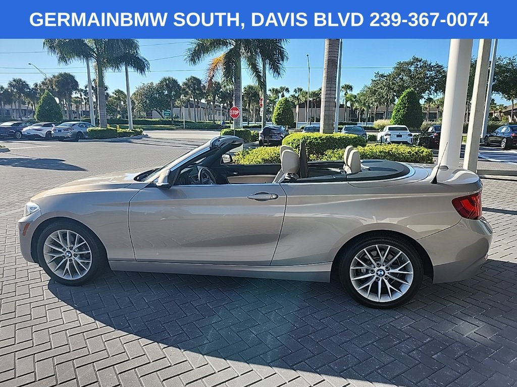 Used 2016 Moonlight Silver Metallic BMW 228i image 3