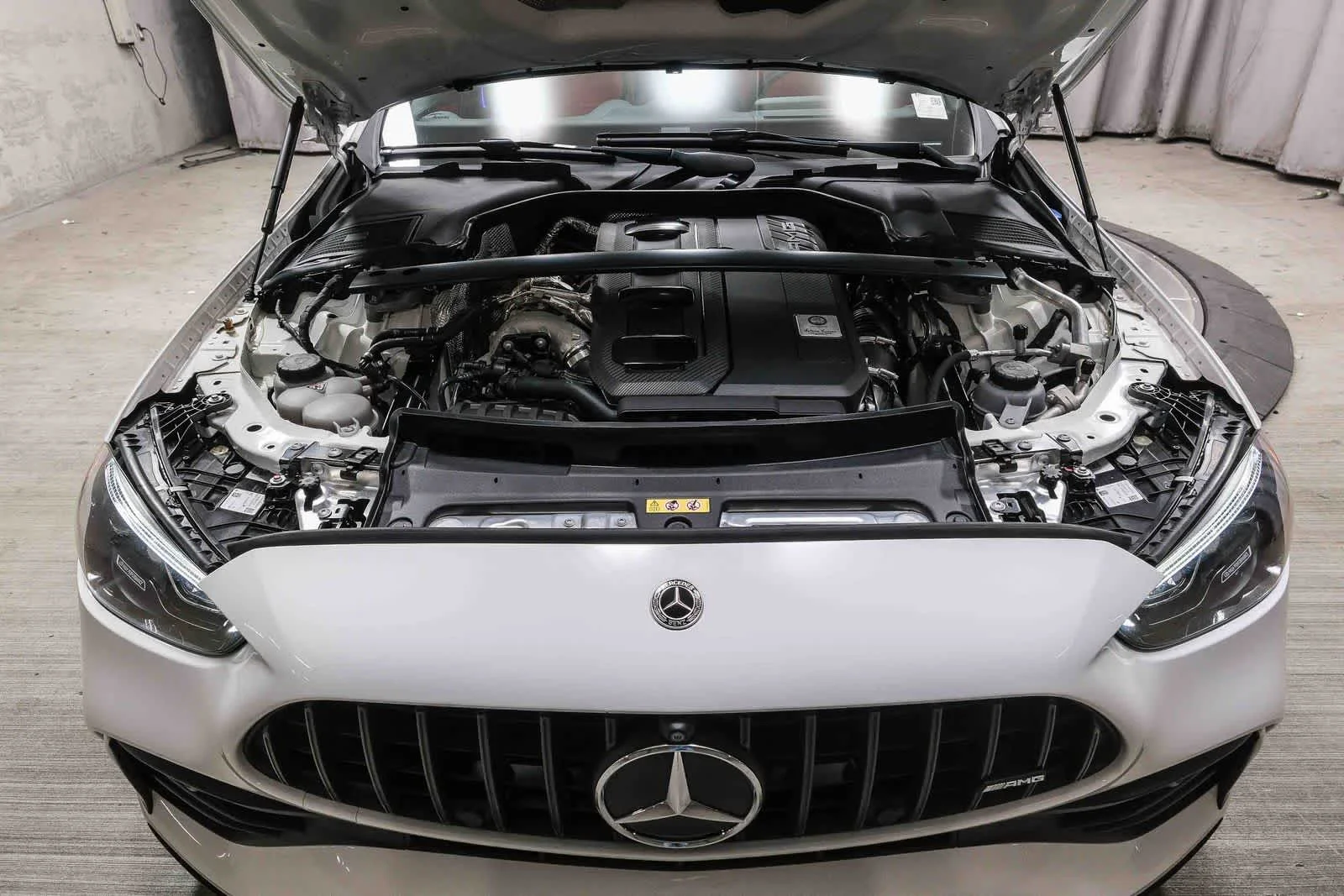 Certified Used 2023 Polar White Mercedes-Benz AMG® C 43 image 40