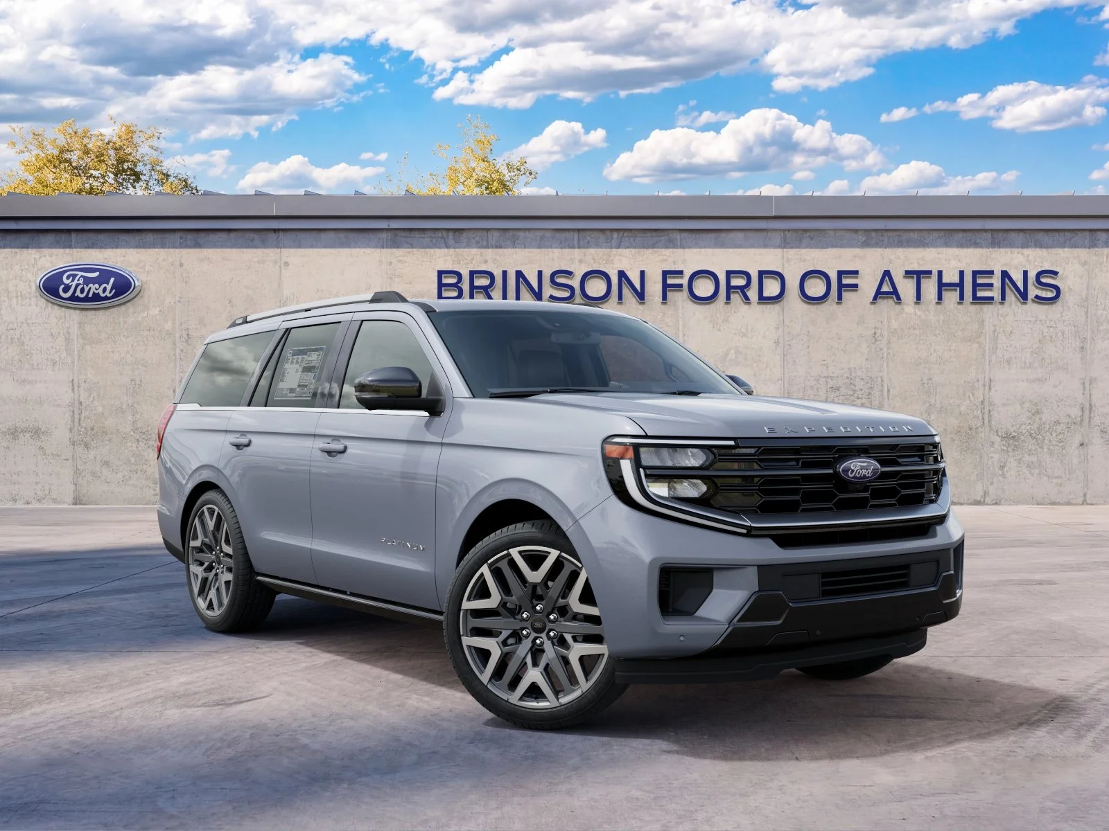 New 2027 Glacier Gray Metallic Tri-Coat Ford Platinum image 27