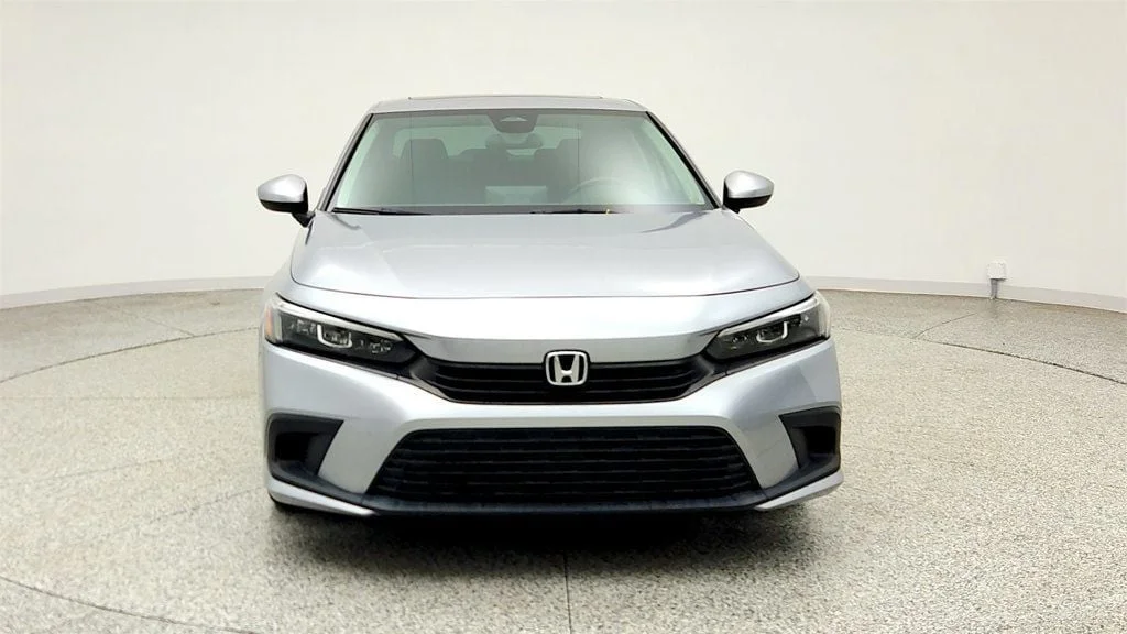 Used 2022 Lunar Silver Metallic Honda EX CVT image 2