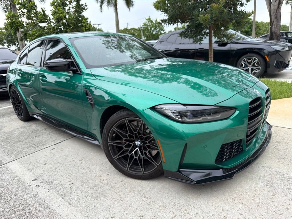 Certified Used 2024 Green Metallic BMW Competition image 1