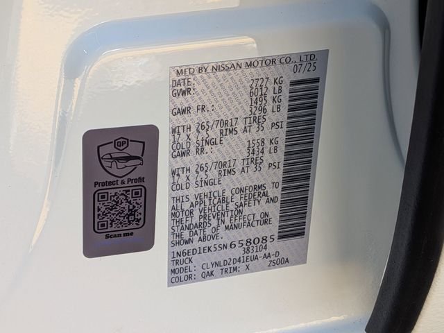 New 2025 Glacier White Nissan Crew Cab PRO-4X® image 19