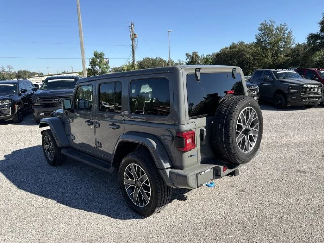 Used 2022 Gray Jeep Unlimited Sahara 4xe image 6