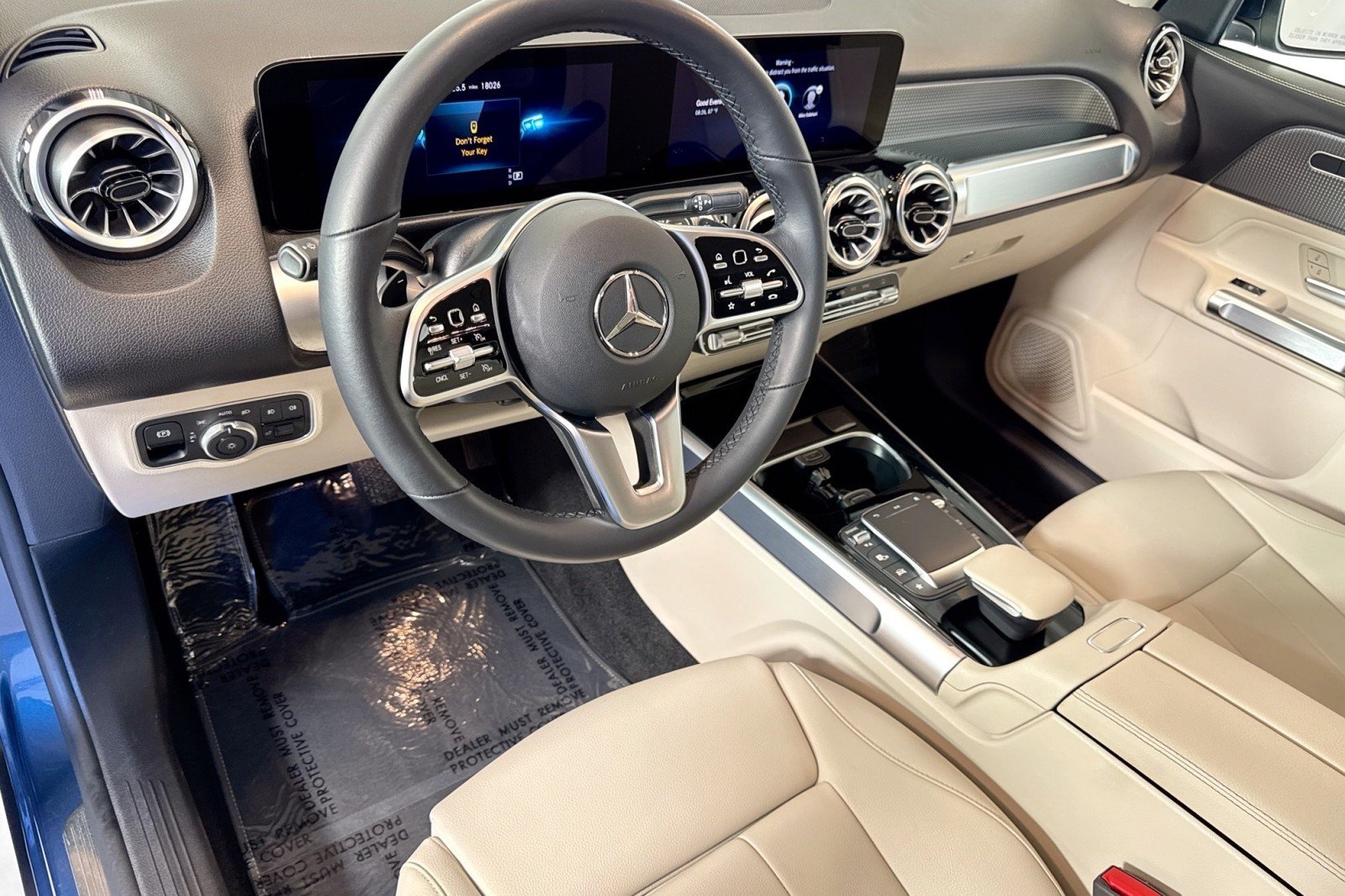 Certified Used 2022 Denim Blue Metallic Mercedes-Benz GLB 250 4MATIC® SUV image 9