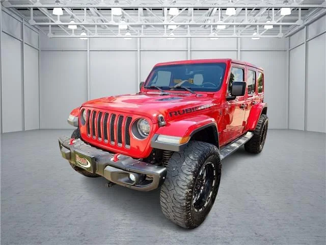 Used 2018 Firecracker Red Clearcoat Jeep Rubicon 4x4 image 1