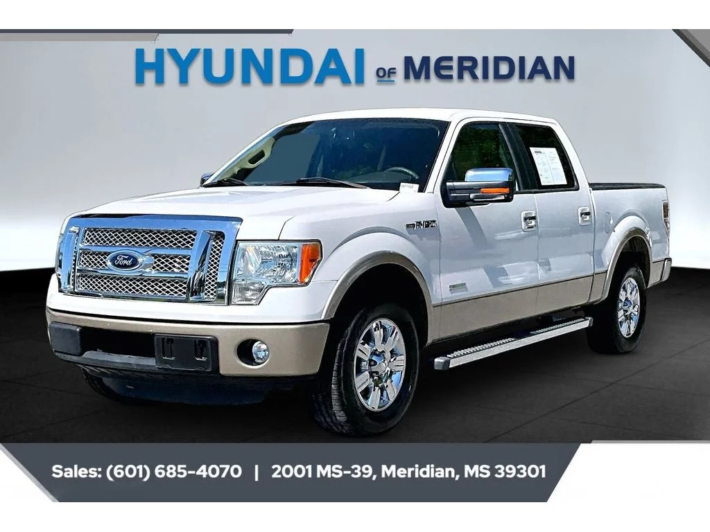 Used 2012 White Platinum Metallic Tri-Coat Ford Lariat image 10