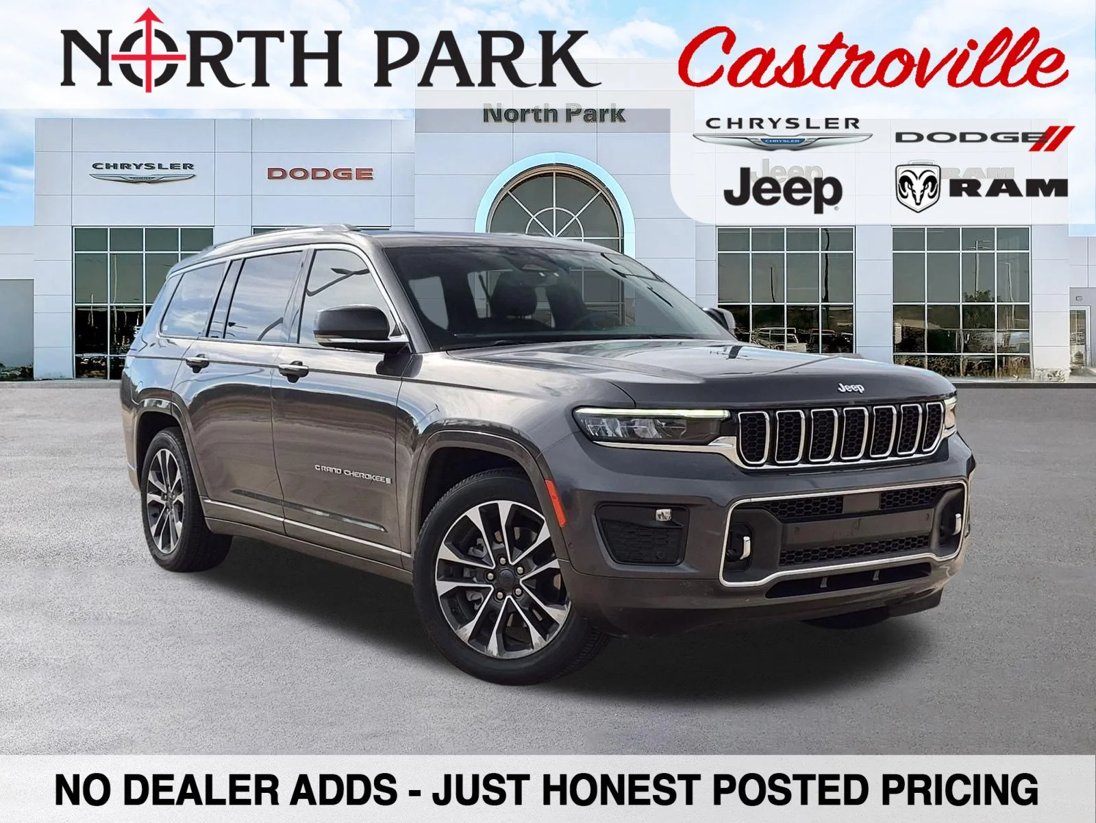Used 2023 Gray Jeep Overland image 1