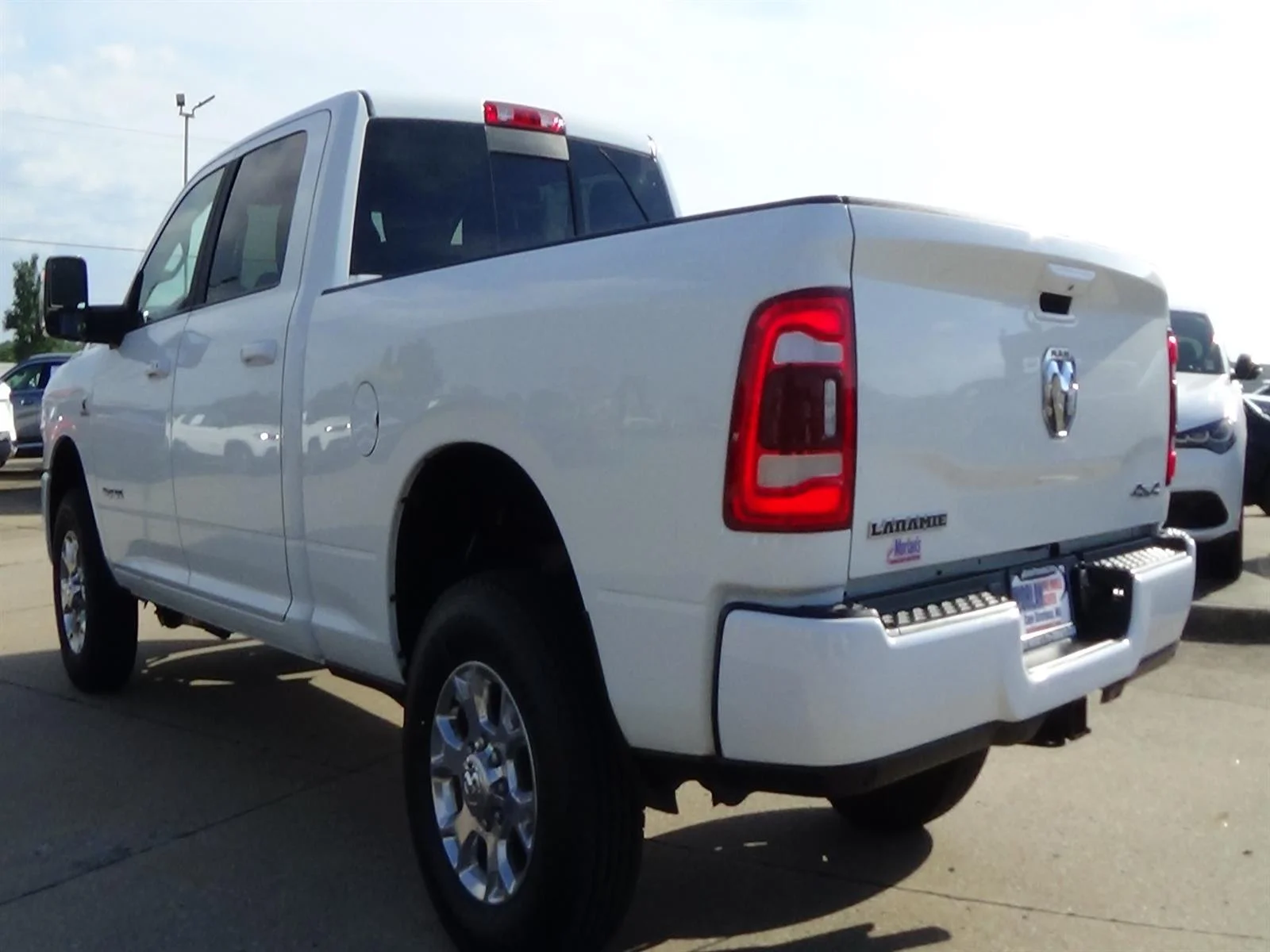 Certified Used 2024 Bright White Clear Coat (pw7) RAM Laramie image 8