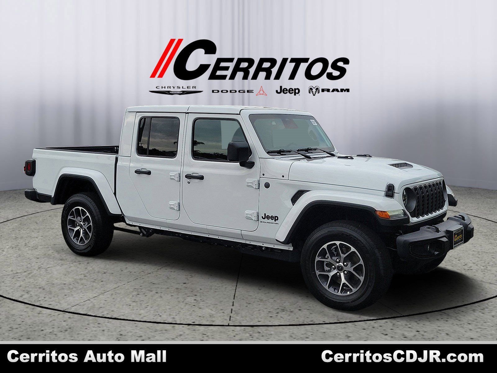 New 2026 Bright White Clear-Coat Exterior Paint Jeep Sport S image 1