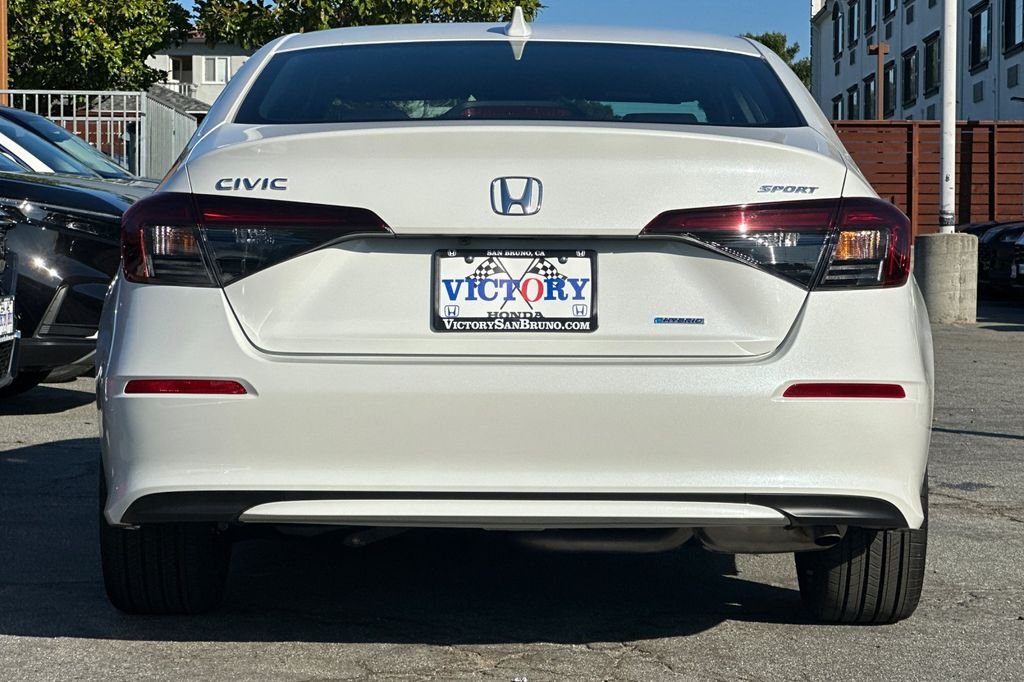 New 2025 Platinum White Pearl Honda Sport image 5