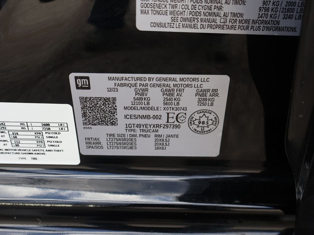 Used 2024 Black GMC Denali Ultimate image 55