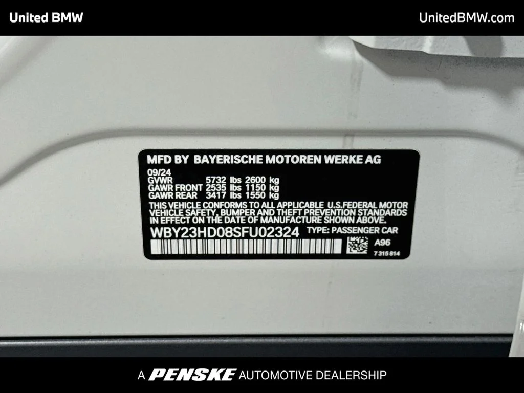 Certified Used 2025 Mineral White Metallic BMW eDrive40 image 15