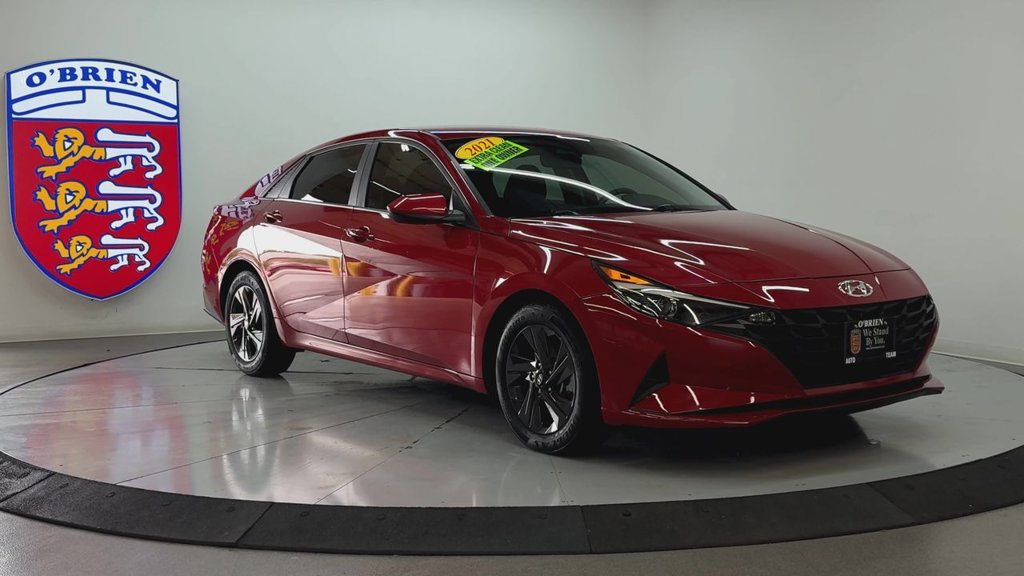 Used 2021 Hyundai Elantra SEL with VIN KMHLS4AG1MU065394 for sale in Normal, IL
