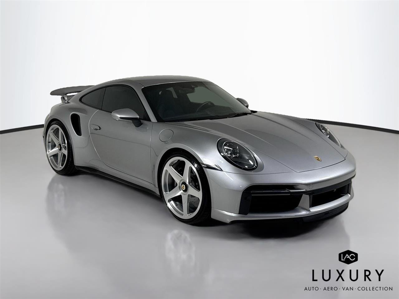 Used 2024 GT Silver Metallic Porsche Turbo S | AG Luxury Wheels |PCCB | Front Lift | Sport Seats image 3