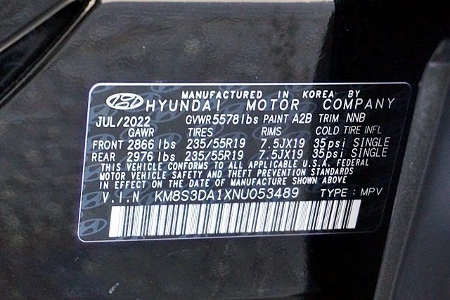 Used 2022 Black Hyundai SEL Premium image 34