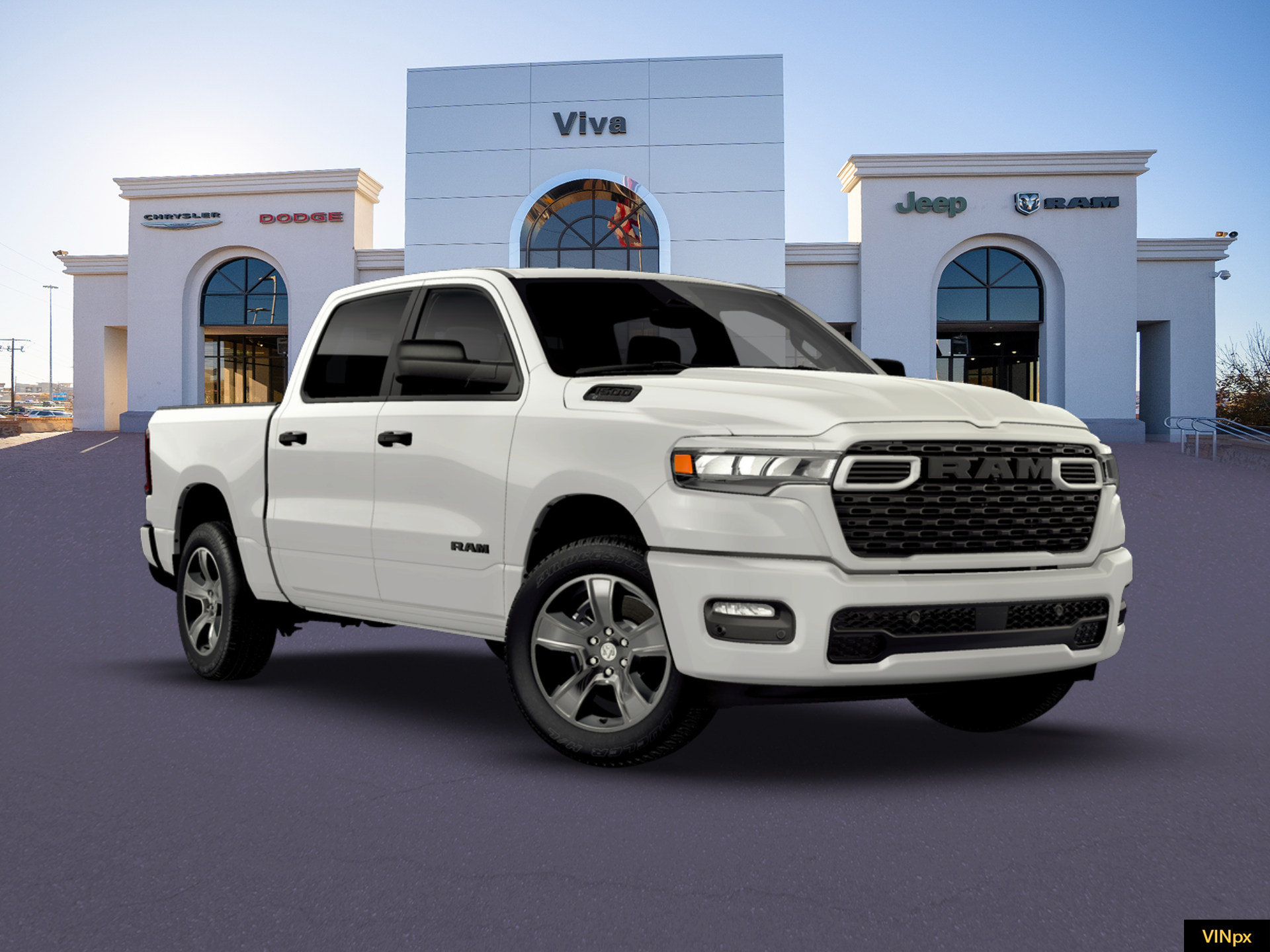 New 2026 Bright White Clear-Coat Exterior Paint RAM  image 23