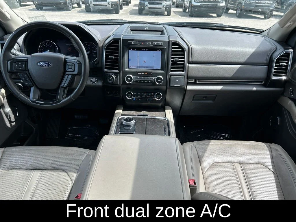 Used 2019 White Platinum Clearcoat Metallic Ford Limited image 10
