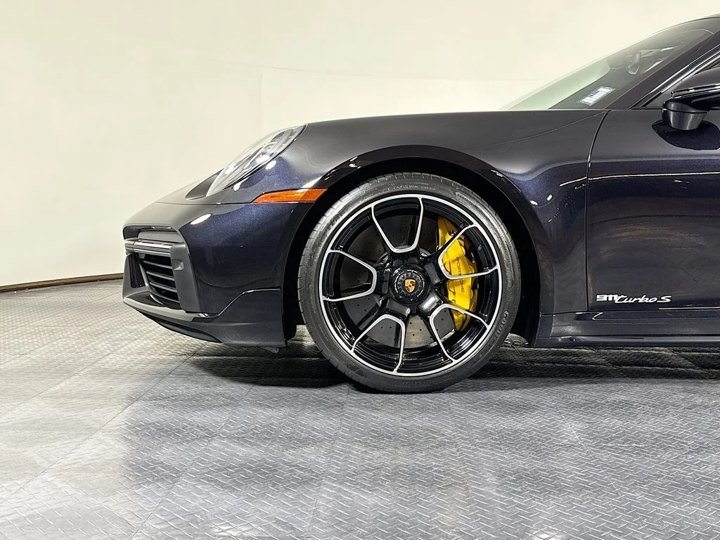 Used 2021 Jet Black Porsche Turbo S image 32