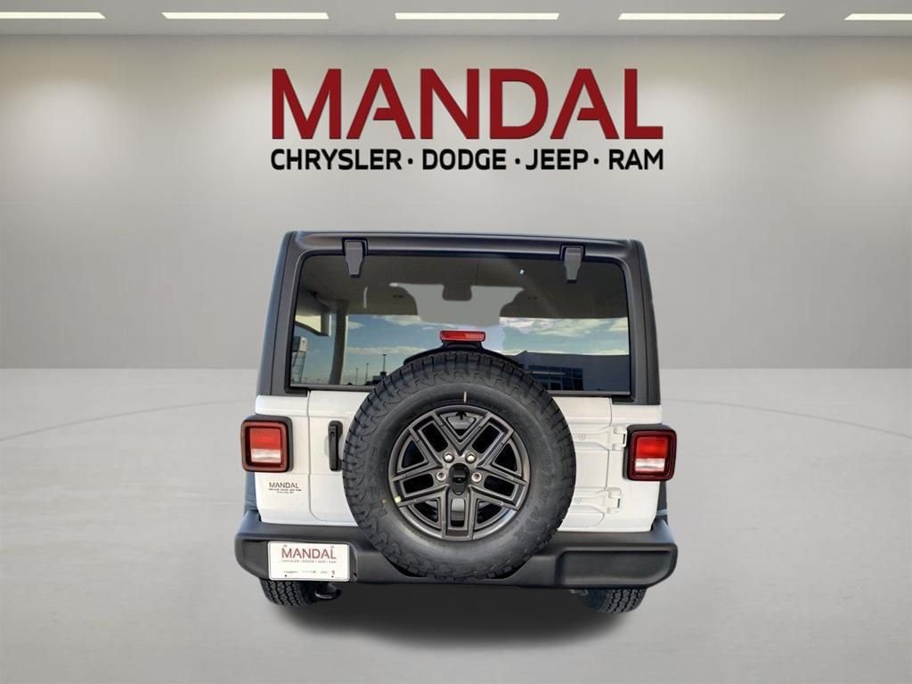 New 2026 Bright White Clear-Coat Exterior Paint Jeep Sport S image 7
