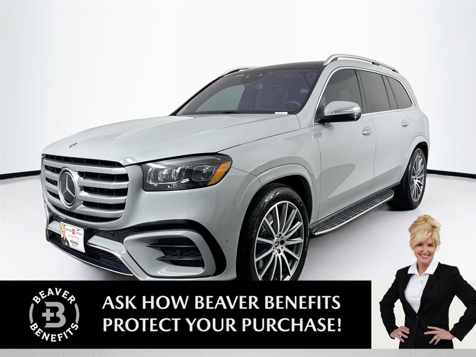 Used 2025 MANUFAKTUR Alpine Grey Mercedes-Benz GLS 450 image 1