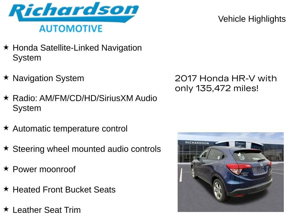 Used 2017 Blue Honda EX-L image 10